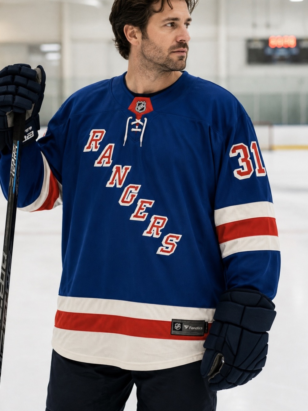 New York Rangers Igor Shesterkin #31 Fanatics Jersey XXL Like New - Picture 2 of 14